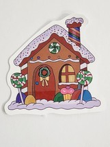Gingerbread House Multicolor Cartoon Sticker Decal Super Cute Embellishm... - £2.02 GBP