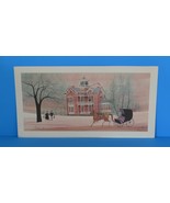 Lithograph/P Buckley Moss 1990 The Belvedere Northern Visitors - $2,122.98 MXN