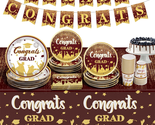 2024 Graduation Party Decorations, Maroon Graduation Party Supplies Disp... - £21.94 GBP