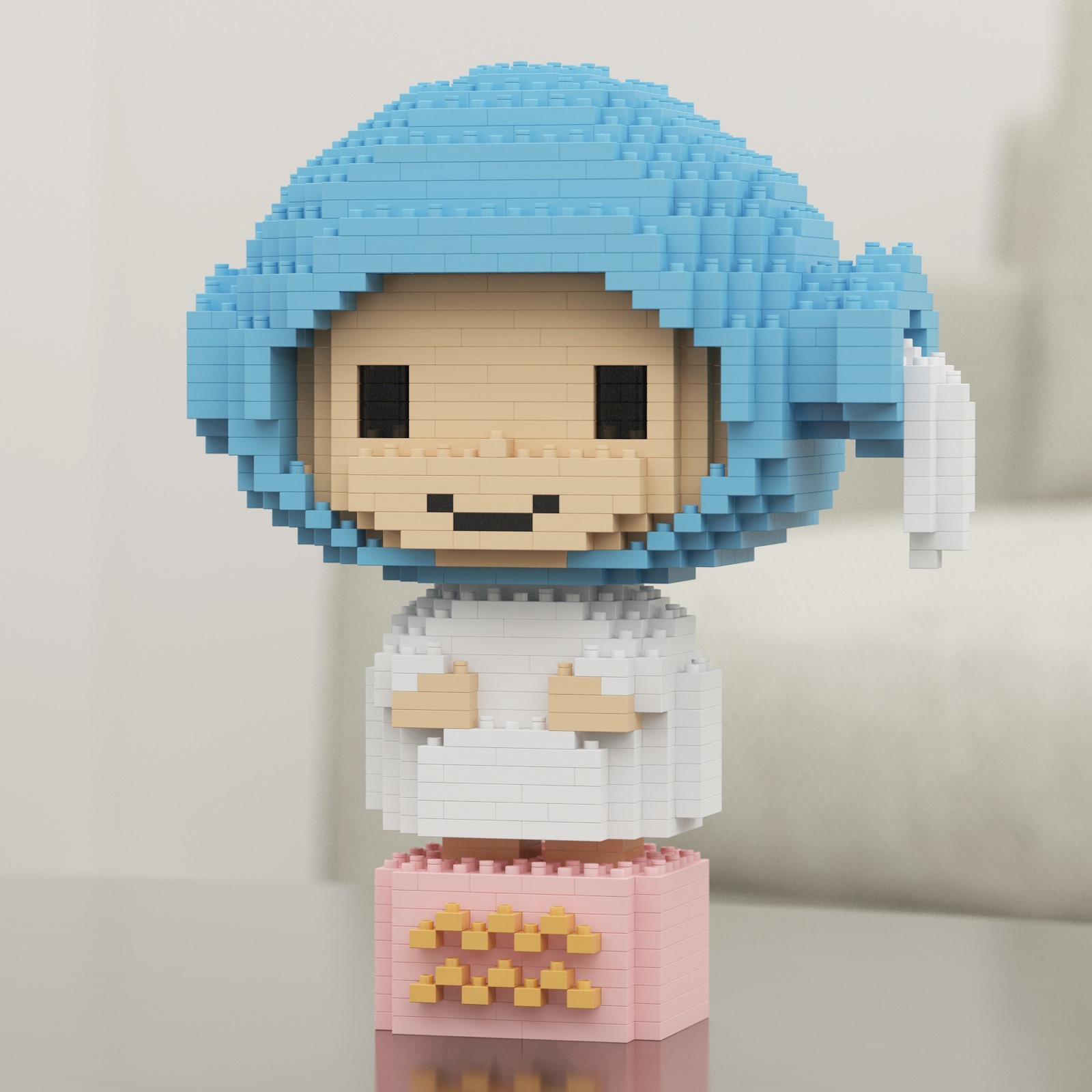 Zodiac Signs (Aquarius) Sculptures  (JEKCA Lego Brick) DIY Kit Item image 4