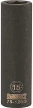 NEW Dewalt DWMT75126OSP 1/2 Drive X 15 MM DEEP 6PT BLACK Impact Socket - $24.99