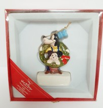 VTG Disney Schmid Happy Holidays 1981 Christmas Holiday Ornament 2nd Ltd Ed NIB - £23.93 GBP