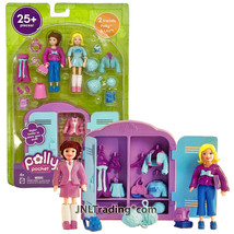 Year 2006 Polly Pocket 2 COOL FOR SCHOOL with Polly, Lila, Locker &amp; Accessories - £39.83 GBP