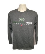 New York Jets Football Adult Medium Gray Long Sleeve TShirt - £11.83 GBP