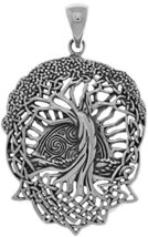 Jewelry Trends Sterling Silver Celtic Tree of Life Pendant - £45.86 GBP