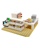 MOC Bakery Shop Building Blocks Oven Bricks City Bread Dessert Food Bloc... - £14.15 GBP