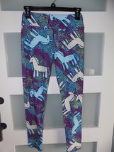 Lularoe Multi-Colored Unicorn Print Leggings Size OS Women&#39;s - $19.00