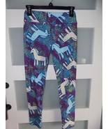 Lularoe Multi-Colored Unicorn Print Leggings Size OS Women&#39;s - $335.44 MXN