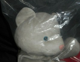 18&quot; Binney &amp; Smith Gray Kitty Cat Bag Zipper Stuffed Animal Plush Toy In Bag - £26.12 GBP