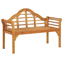  Garden Bench Brown Solid Acacia Wood Medium Ergonomic - €131,34 EUR