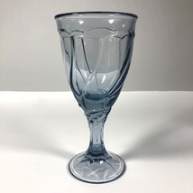 Noritake Sweet Swirl Light Blue 6 3/4&quot; Wine Goblet Glass Stem - £11.03 GBP