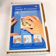 Vintage Stampers Choice Stamp Positioner Precise Placement clear tool Wi... - $14.00