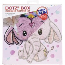 DIY Diamond Dotz Baby Princess Elephant Kids Craft Box Kit - £15.94 GBP