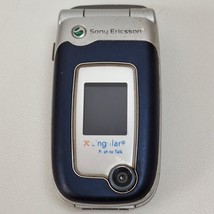 Sony Ericsson Z525a Blue/Silver Flip Phone (Cingular) - $8.49