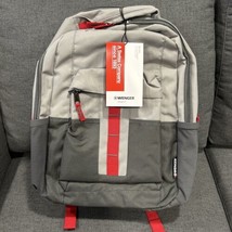 New Wenger Ero Pro Backpack w/ 16&quot; Laptop Sleeve Swiss Gear Gray Book Bag Nwt ! - $59.39