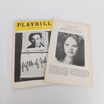 LOT Fifth of July Playbill Aug 1981 Replace Note Richard Thomas Swoosie ... - £3.02 GBP