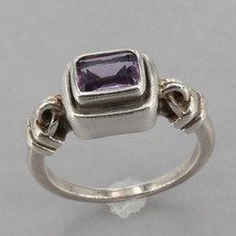 Retired Silpada Sterling Silver MISTY MORNING Amethyst Ring R1158 Size 8 - $29.99