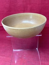 Ellingers Agatized Wood Salad Serving Bowl 7.5&quot; Wide Vintage MCM - $18.69