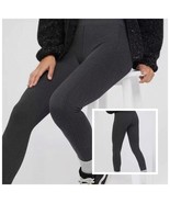 Offline by Aerie Big Chill Seamless Textured High Rise Leggings Gray Siz... - $34.19 CAD