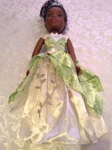 Christmas Mattel Disney Jakks Pacific 2010 Princess Tiana doll Ethnic AA 19 inch - $49.99