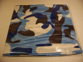 Camouflage Unisex Neck Gaiter Mask Infinity Scarf Balaclava Blue, White, Black - £6.93 GBP