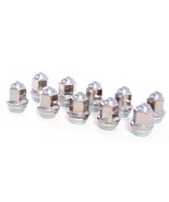 Set of 10 NEW Ford Mustang Factory OEM Polished Stainless Lug Nuts Musta... - $405.31 MXN