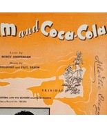 1944 Coca-Cola Sheet Music Calypso Andrews Sisters Rum &amp; Coca Cola  - £33.31 GBP