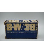 Smith &amp; Wesson .38 Special Center Fire Cartridge Empty Box - £15.47 GBP