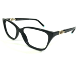 Tiffany &amp; Co. Eyeglasses Frames TF 2229 8001 Polished Black Gold Chain 5... - $138.59