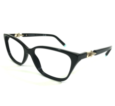 Tiffany &amp; Co. Eyeglasses Frames TF 2229 8001 Polished Black Gold Chain 5... - £109.01 GBP