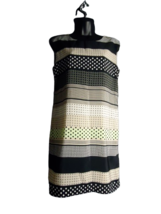 Cato Lined Multicolored Geometric Print Sleeveless Sheath Dress Size Small - £11.05 GBP