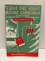 &#39;Twas the Night Before Christmas Sheet Music Mixed Voices SATB Shawnee 1970 - £5.49 GBP