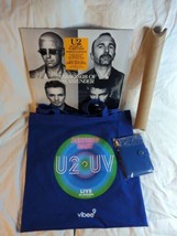 U2 VIP Vibee Merch Tote Bag Sphere Las Vegas Album Poster Lanyard Pass Wallet - £117.67 GBP