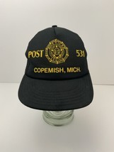 Vintage American Legion Trucker Hat Post 531 Copemish MI Snapback Cap USA - $25.56 CAD