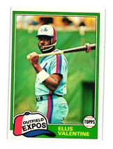 1981 Topps #445 Ellis Valentine Montreal Expos - $1.70