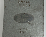 HUOT St. Paul Minnisota U.S.A. Drill Index Box Case Only  1/16″ to 1/2″ ... - £14.70 GBP