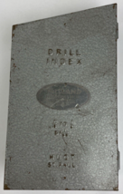 HUOT St. Paul Minnisota U.S.A. Drill Index Box Case Only  1/16″ to 1/2″ ... - £14.78 GBP