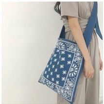 Boho Chic Strap Slouch Bag Women Bohemian Style Printing Messenger Bag Teenager  - £53.14 GBP