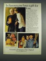 1978 Amaretto Di Saronno Liqueur Ad - Gift for Love - $18.49