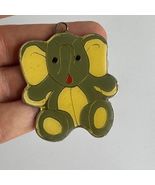 Vintage Enamel Elephant Charm Pendant Taiwan Metal - $12.00