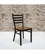 Black Ladder Chair-Cherry Seat XU-DG694BLAD-CHYW-GG - $80.95