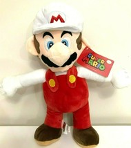Nintendo Super Mario Fire Soft Plush Large 15 Inches MARIO New. Licensed... - $25.47