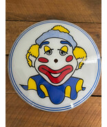 Vintage Mid Century Creepy Kitsch Glass Clown Light Shade 1950s Ceiling ... - $35.53