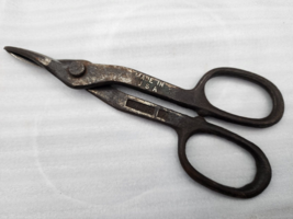 Vintage Tin Snips Metal Shears Cutters Drop Forged Made In USA! 7&quot; Long! - $13.97