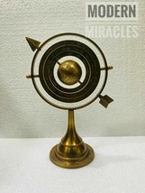 12&quot; Brass Armillary Sphere with Arrow Nautical Maritime Astrolabe Globe Decor - £60.26 GBP