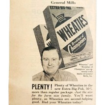 1947 General Mills Wheaties Breakfast Cereal Advertisement Lorenz Turkey... - $27.45 CAD