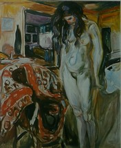 Nude by the Wicker Chair - Munch - Framed Picture 11 x 14 - £25.97 GBP