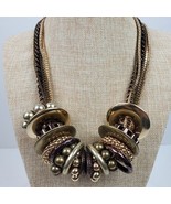 Vintage Estate Statement BIG Gold Tone Beaded Necklace 21 Inch - €20,15 EUR