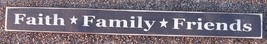 115B- Faith Family Friends Wood Block  - £7.94 GBP