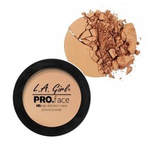 La Girl Pro Face Powder - Medium Beige By La Girl Usa Cosmetics - £6.36 GBP